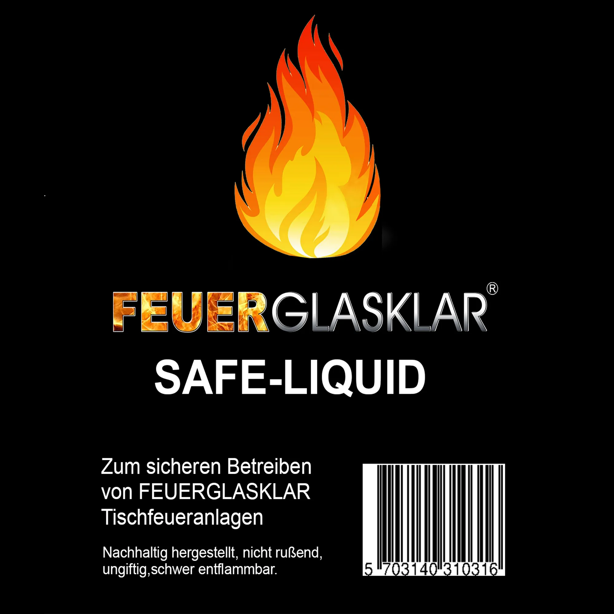 Tischfeuer IBIZA (Geschenk -Edition) Entwickelt für Sicherheitsbrennstoff SAFE-LIQUID. So macht Feuer & Flamme Spaß. – Bild 4