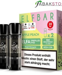 Alternative view of ELFA | Apple Peach | Liquid Pod | 20mg | 2er Pack