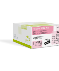 Alternative view of SABANA PGLA 910 – resorbierbares Nahtmaterial, Co-Polymer, geflochten, 24er-Packung