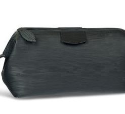 Alternative view of Hammann Kulturtasche Longgrain Kalbsleder schwarz