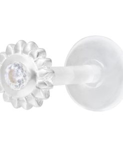 Alternative view of Ice Flower Push-Fit Labret