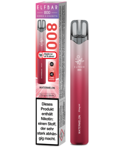 Alternative view of Elfbar 800 Vape – Watermelon 20 mg/ml