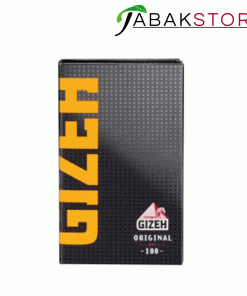 GIZEH Black Original Magnet Blättchen (Orangene Schrift) | 100x Blatt