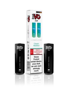 Alternative view of IVG Air | Classic Menthol | Liquid Pod | 20mg | 2er Pack