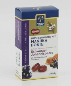 Alternative view of Manuka-Honig MGO™ 400+ schwarzer Johannisbeere Lutschbonbon, 100 g